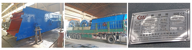 Linear vibrating screen