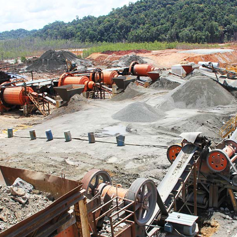 Ore dressing production line