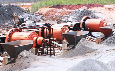 Closed circuit ball mill