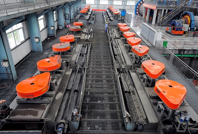 Nickel ore dressing process